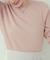 【natural couture】袖口シアーリブニット