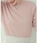 【natural couture】袖口シアーリブニット