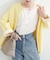 【natural couture】ハートネックパフスリーブブラウス