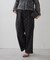 【nane】【軽い素材感のインド綿使用】ドット柄刺繍パンツ