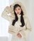 【Seemi】フェイクファーフード付きジャケット
