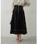 足長効果◎フロントZIPフレアースカート