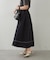 足長効果◎フロントZIPフレアースカート