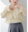 【continuer】ラッフルブラウス&シャーリングキャミ