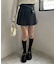 【continuer】チャーム付プリーツミニスカート
