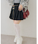 【continuer】チャーム付プリーツミニスカート