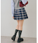 【continuer】チャーム付プリーツミニスカート