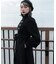 【Mavie..7】【3サイズ展開】マフラーセットフレアロングコート