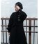 【Mavie..7】【3サイズ展開】マフラーセットフレアロングコート