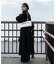 【Mavie..7】【3サイズ展開】マフラーセットフレアロングコート