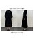 【Mavie..7】【3サイズ展開】マフラーセットフレアロングコート