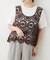 【きれいめカジュアルセットアイテム】かぎ針ベスト&Tシャツ