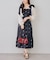 【OUTLET限定】ロングセラー大人気シリーズ！シャーリングロングワンピース