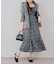 【OUTLET限定】ロングセラー大人気シリーズ！シャーリングロングワンピース