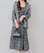 【OUTLET限定】ロングセラー大人気シリーズ！シャーリングロングワンピース
