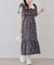 【OUTLET限定】ロングセラー大人気シリーズ！シャーリングロングワンピース