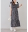 【OUTLET限定】ロングセラー大人気シリーズ！シャーリングロングワンピース