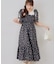 【OUTLET限定】ロングセラー大人気シリーズ！シャーリングロングワンピース