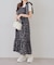 【OUTLET限定】ロングセラー大人気シリーズ！シャーリングロングワンピース