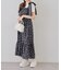 【OUTLET限定】ロングセラー大人気シリーズ！シャーリングロングワンピース