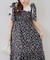 【OUTLET限定】ロングセラー大人気シリーズ！シャーリングロングワンピース