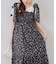 【OUTLET限定】ロングセラー大人気シリーズ！シャーリングロングワンピース