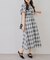 【OUTLET限定】上品な雰囲気漂う、ピンタック袖フレアワンピース