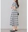 【OUTLET限定】上品な雰囲気漂う、ピンタック袖フレアワンピース