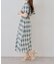 【OUTLET限定】上品な雰囲気漂う、ピンタック袖フレアワンピース
