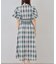 【OUTLET限定】上品な雰囲気漂う、ピンタック袖フレアワンピース
