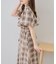 【OUTLET限定】上品な雰囲気漂う、ピンタック袖フレアワンピース