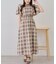 【OUTLET限定】上品な雰囲気漂う、ピンタック袖フレアワンピース