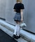 【ANOTHER BRANCH】ラインストーンワンポイントTシャツ