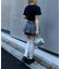 【ANOTHER BRANCH】ラインストーンワンポイントTシャツ