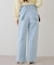 後リボンストレートデニム