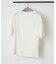 【一枚で上品に】ウェーブジャガードTシャツ