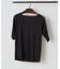 【一枚で上品に】ウェーブジャガードTシャツ