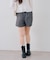 【continuer】ビット付ショートパンツ