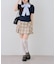 【continuer】チェックプリーツミニスカート