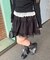 【continuer】重ねチュールミニスカート