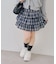 【continuer】サイドリボンティアードミニスカート
