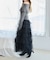 【one after another】チュールティアードロングスカート