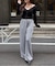 ハートボタン袖レースラメカーデ