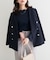 【natural couture】スカラップラメニット