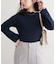 【natural couture】スカラップラメニット