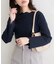 【natural couture】スカラップラメニット