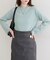 【natural couture】スカラップラメニット