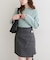 【natural couture】スカラップラメニット