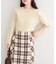 【natural couture】スカラップラメニット