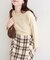 【natural couture】スカラップラメニット